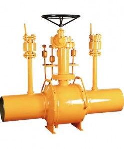 Сварной газовый шаровой кран